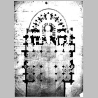 Saint-Denis, Crypte, plan d'aménagement des tombeaux et plan des bas-côtés, 19e siècle, culture.gouv.fr.jpg